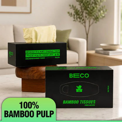 Bamboo Facial Tissues - 100 pulls 2ply