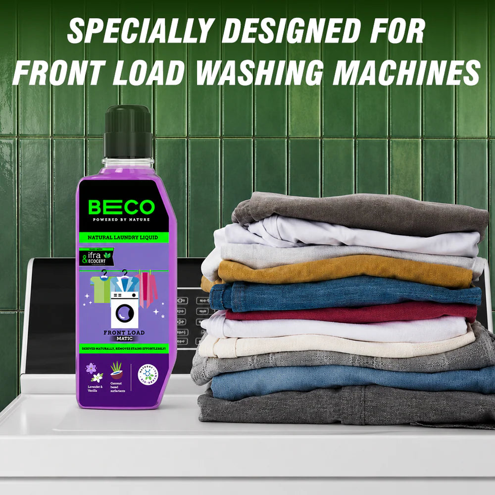 Natural Laundry Cleaner Liquid Refill | Front Load - 2 litre