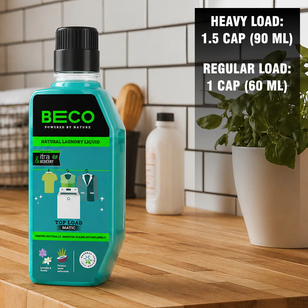 Natural Laundry Cleaner Liquid Refill | Top Load - 2 litre